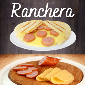 arepas con ranchera