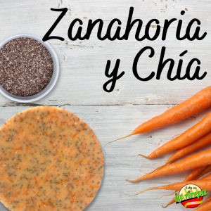 arepas con chía y zanahoria