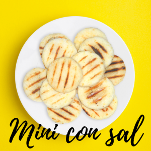 arepas mini con sal marina